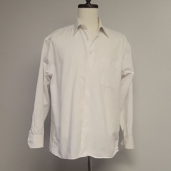 Emanuel Ungaro White Dress Shirt, size L (16.5 32/33) - Picture 1 of 4